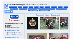 Desktop Screenshot of elektro-rollstuhl-sport.de